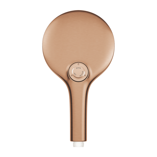 Grohe Rainshower Smartactive 130 Handbrause: 3jet, Brushed Warm Sunset