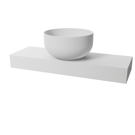 Balmani Nova fonteintje 60 x 20 cm matte Solid Surface