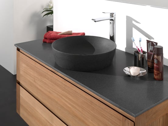 Balmani Facetta tablette simple granite aiguisé 120 x 55 cm