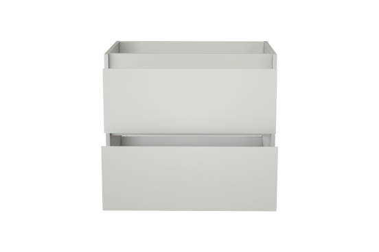 Storke Seda zwevend wastafelonderkast 75 x 52 cm mat wit 2 lades