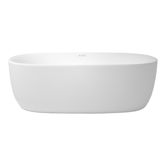 Luca Varess Bolla air whirlpool ovale 180 x 80 cm acrylique blanc mat