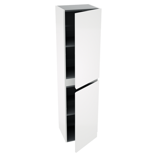 Linie Lado colonne salle de bains à assembler suspendue blanc mat 35 x 30 x 140 cm