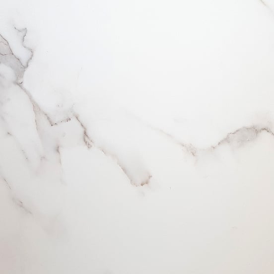 Linie Plato set douchewandbekleding set 120x210 & 90x210 cm pvc witte marmer look Trentino