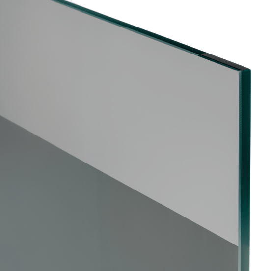 Balmani Modular Glaspaneel für Duschtür, links, 841 mm, grau mit matten Streifen