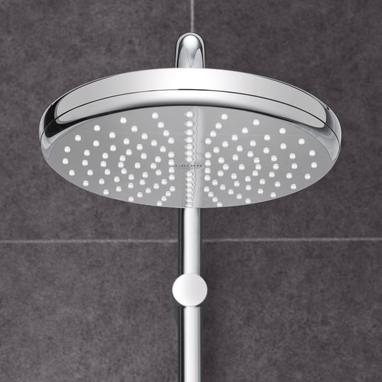 Grohe Tempesta Cosmopolitan System 250 Duschsystem: Chrom Glänzend