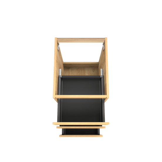 Balmani Lucida staande wastafelonderkast 45 x 55 cm ruw eiken 3 lades