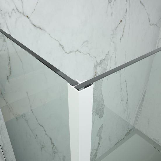 Balmani Modular profilé d'angle 200 cm blanc mat