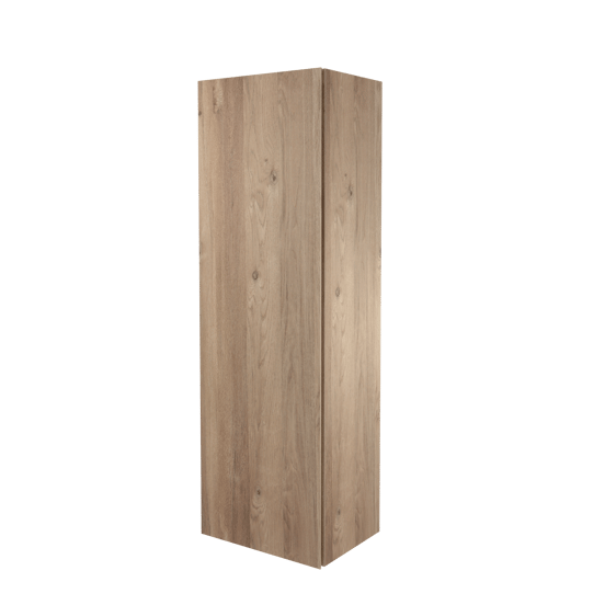 Storke Edge zwevende badkamerkast ruw eiken 40 x 30 x 125 cm