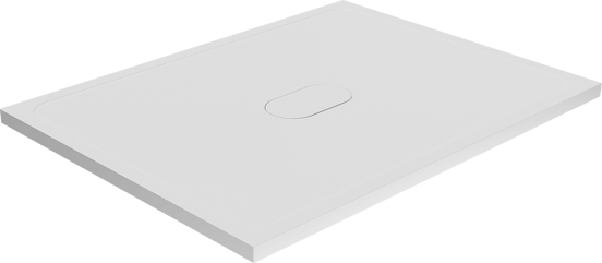 Balmani Artic receveur de douche 120 x 90 cm top solid blanc mat