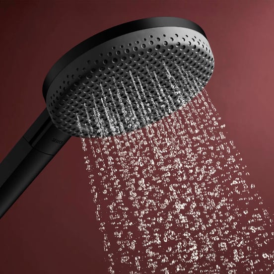 Hansgrohe Raindance Alive Select S 125 Handbrause-Set 3 Strahlfunktionen Schwarz Matt