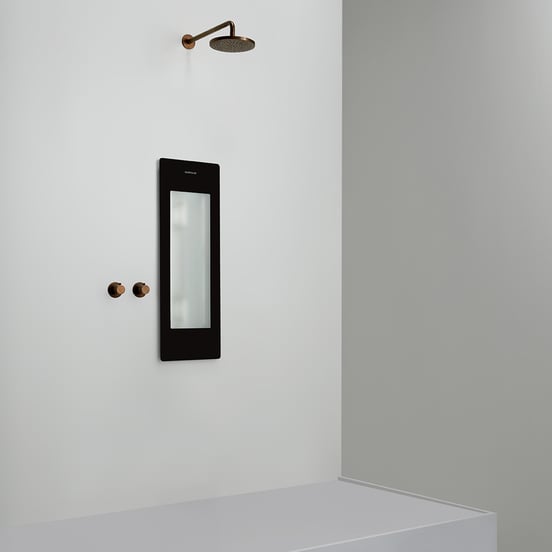 Sunshower Plus S Infrarot und UV Unterputz black