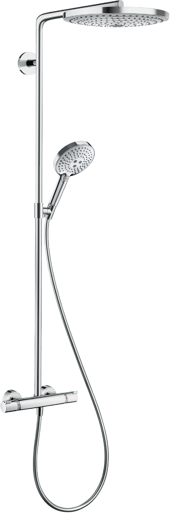 Hansgrohe Raindance Select S 300 Duschsystem: Chrom Glänzend
