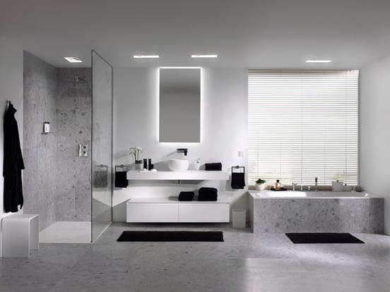 Balmani Mitra Elements zwevende wastafelonderkast 150 x 50 cm mat wit 2 lades