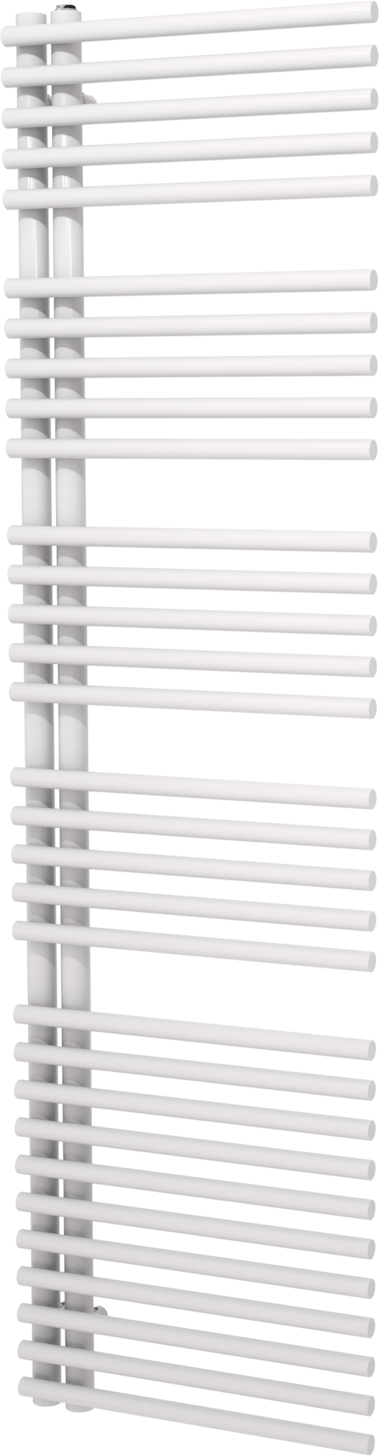 Vipera Nevada sèche-serviettes simple 50 x 180 cm chauffage central Blanc Brillant raccordement latéral 934W