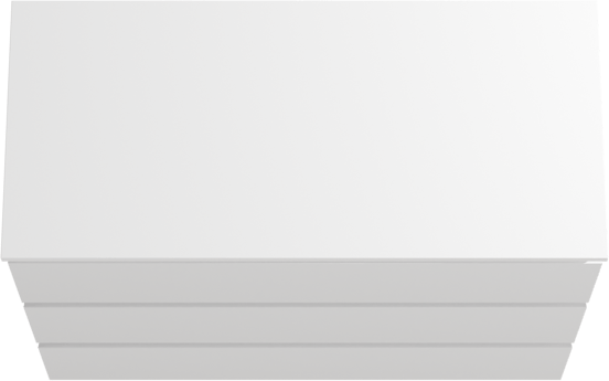 Linie Lado staand badmeubel 100 x 46 cm mat wit met Lado enkel of dubbel wastafelblad in composietmarmer mat wit