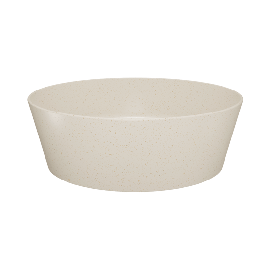 Storke Cona waskom beige granita solid surface rond Ø 36 cm