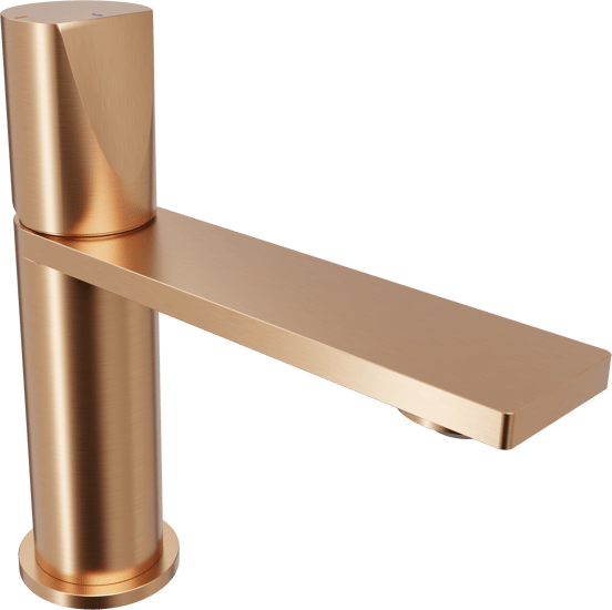 Blaufoss Eris EcoStart standaard wastafelkraan Brushed Rosegold