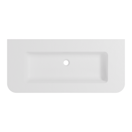 Storke Mata Soft Einzelwaschtisch matte solid surface 100 x 46 cm