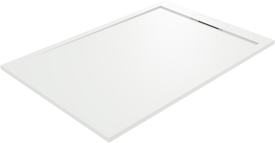 Balmani Andes receveur de douche 140 x 100 cm Solid Surface blanc mat