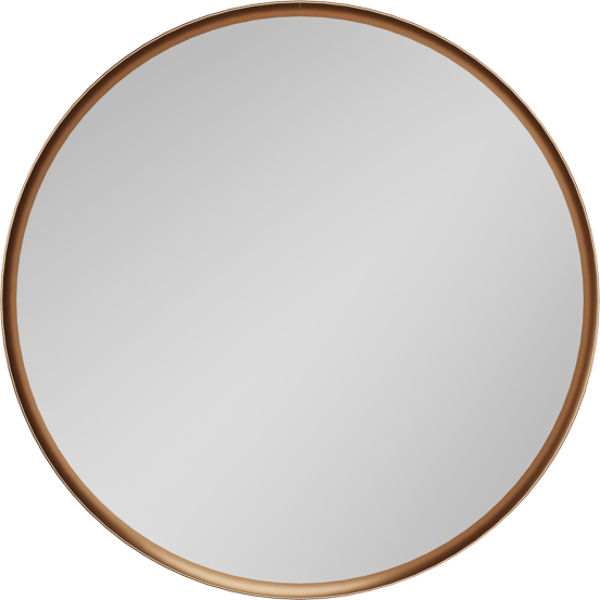 Balmani Auro miroir de toilette rond Brushed Rosegold Ø 35 cm