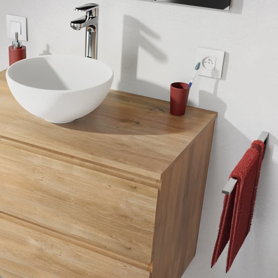 Blaufoss Noma handdoekhouder chroom 41cm