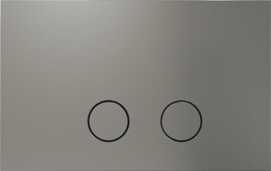 Perola bedieningspaneel Brushed CoolMetal voor UP320 of UP720 inbouwreservoir