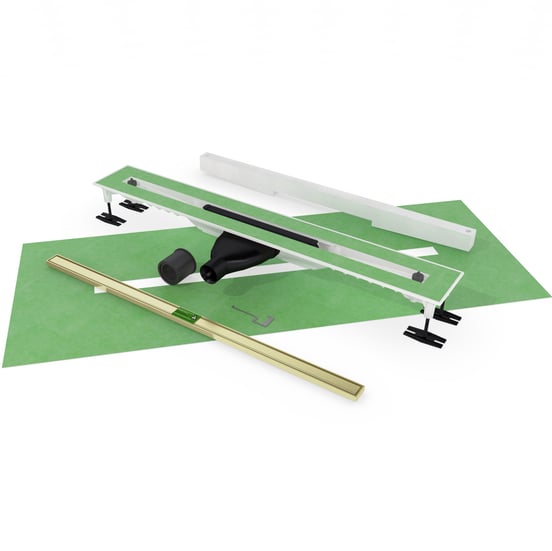 Mydrain douchegoot 70 cm Brushed Champagne Gold