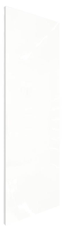 Linie Wall panneau mural de douche 90 x 260 cm acrylique Blanc Brillant
