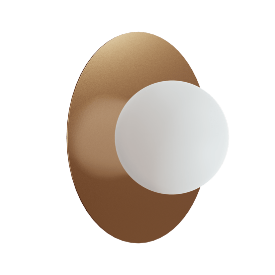 Balmani Pelota Disc small LED Verlichting 16 cm rosegold