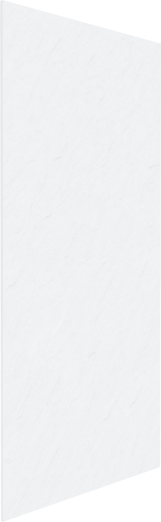 Linie Rumba revêtement mural de douche 120 x 220 cm acrylique blanc structure ardoise