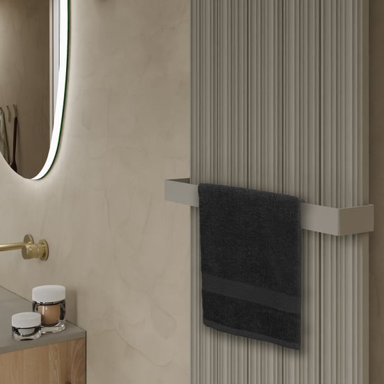 Vipera handdoekhouder voor Mares enkel 56,5cm zijdegrijs