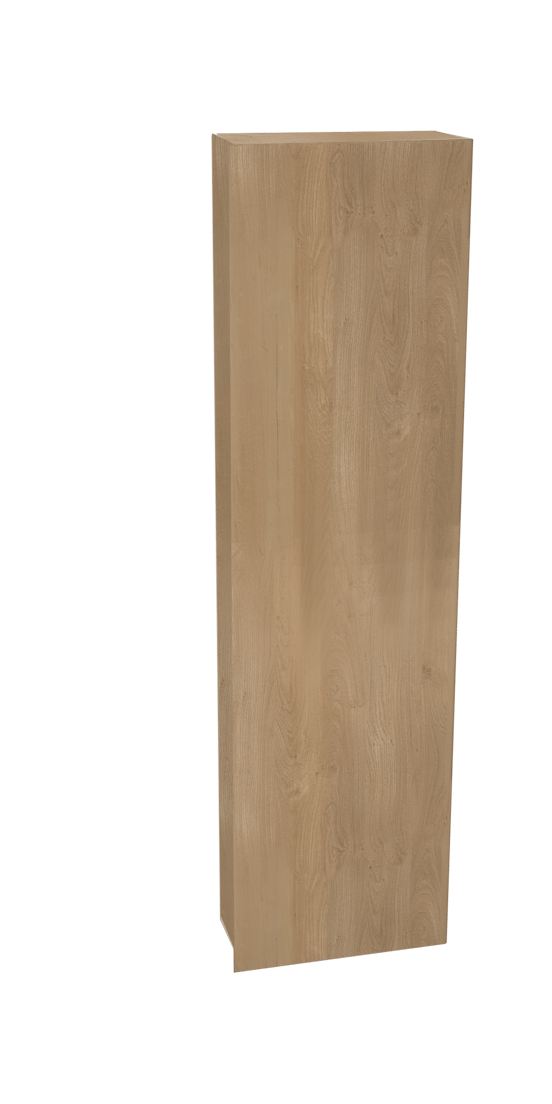 Balmani Mitra Elements Badhochschrank: Hängend, Eiche Natur, 42 x 20 x 150 cm