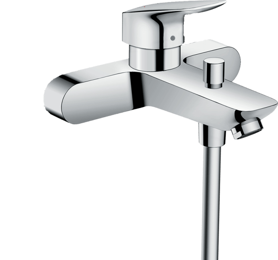 Hansgrohe Logis standard robinet de bain mitigeur Chrome Brillant