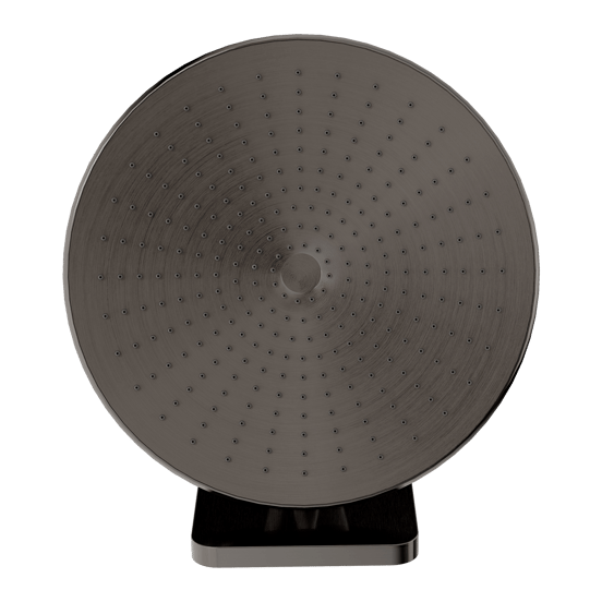 Blaufoss Onos 250 Tête de douche rond 25 cm avec bras de douche support mural Brushed GunMetal