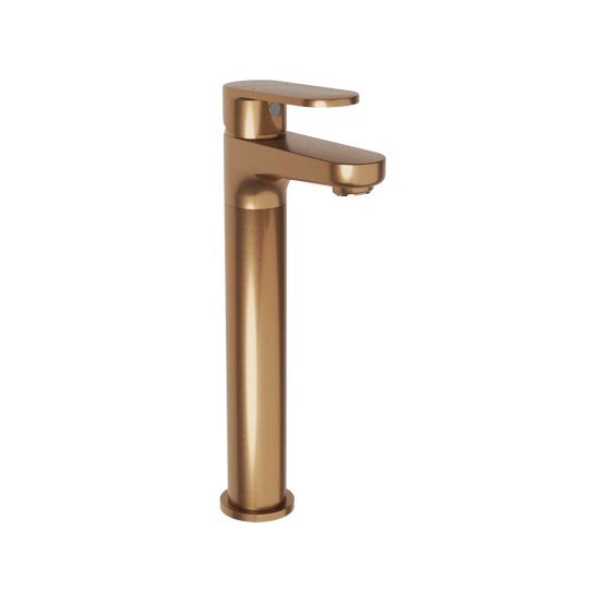Linie Astor robinet de lavabo mitigeur rehaussé Brushed Rosegold