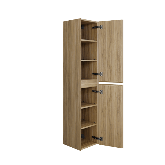 Balmani Mitra zwevend badkamerkast wilde eik 35 x 35 x 169 cm