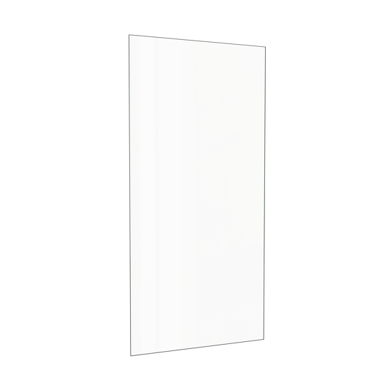 Balmani Senses Design Seitenwand 90 cm x 210 cm Klarglas