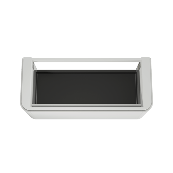 Balmani Moon zwevend wastafelonderkast 130 x 55 cm mat wit 2 lades