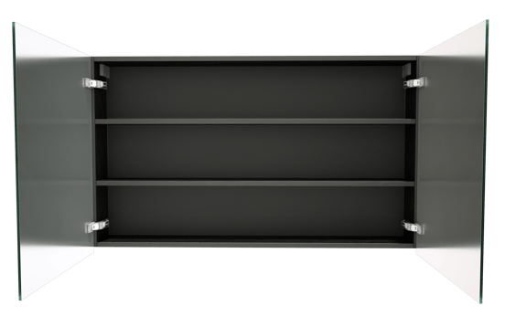 Balmani Lucida armoire de toilette 120 x 72 cm chêne noir