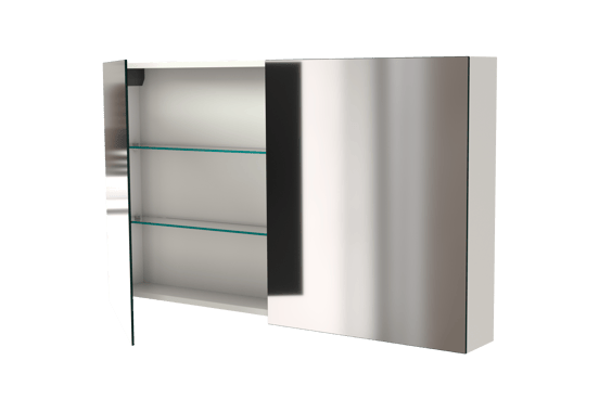 Balmani Mitra spiegelkast 120 x 72 cm mat wit