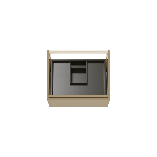 Balmani Sfera zwevende wastafelonderkast 67,5 x 55 cm Dune 2 lades