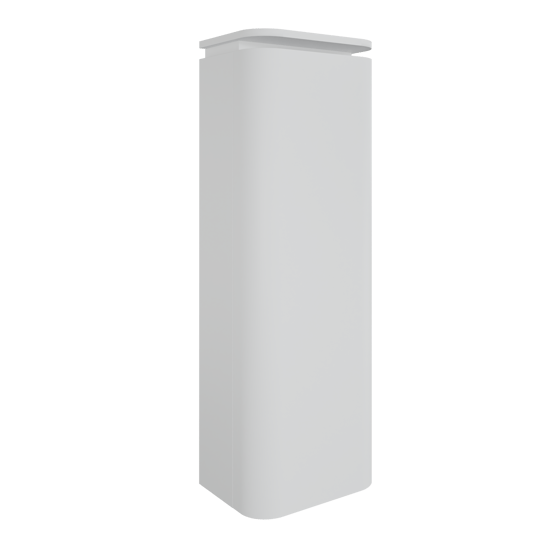 Balmani Moon hängender Säulenschrank links weiß matt 44 x 32 x 130 cm