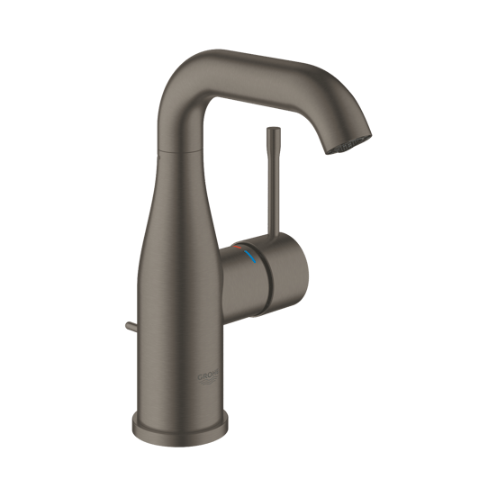 Grohe Essence M-size wastafelkraan Brushed Hard Graphite