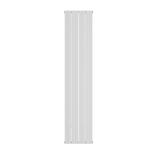 Vipera Mares dubbele handdoekradiator 37,5 x 180 cm centrale verwarming mat wit zij- en middenaansluiting 1477W