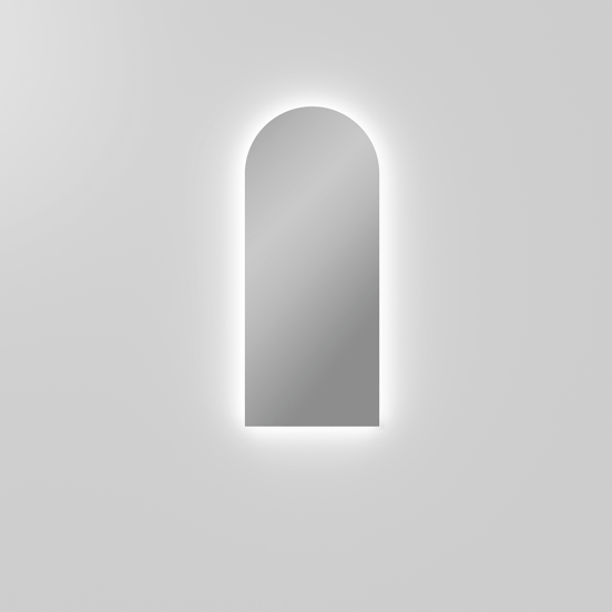 Balmani Giro Arco arc en plein cintre Miroir 42 x 100 cm avec miroir lumineux & anti-buée