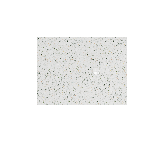 Balmani Impress receveur de douche 120 x 90 cm marbre composite blanc/noir terrazzo mat structure rock