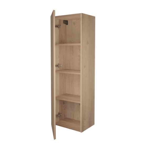 Storke Edge zwevende badkamerkast ruw eiken 40 x 30 x 125 cm