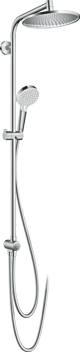 Hansgrohe Crometta S240 Reno regendoucheset zonder kraan