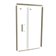 Balmani Senses Design jeu de profil pour porte de douche