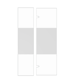 Balmani Senses Design paroi en verre pour porte de douche pivotante